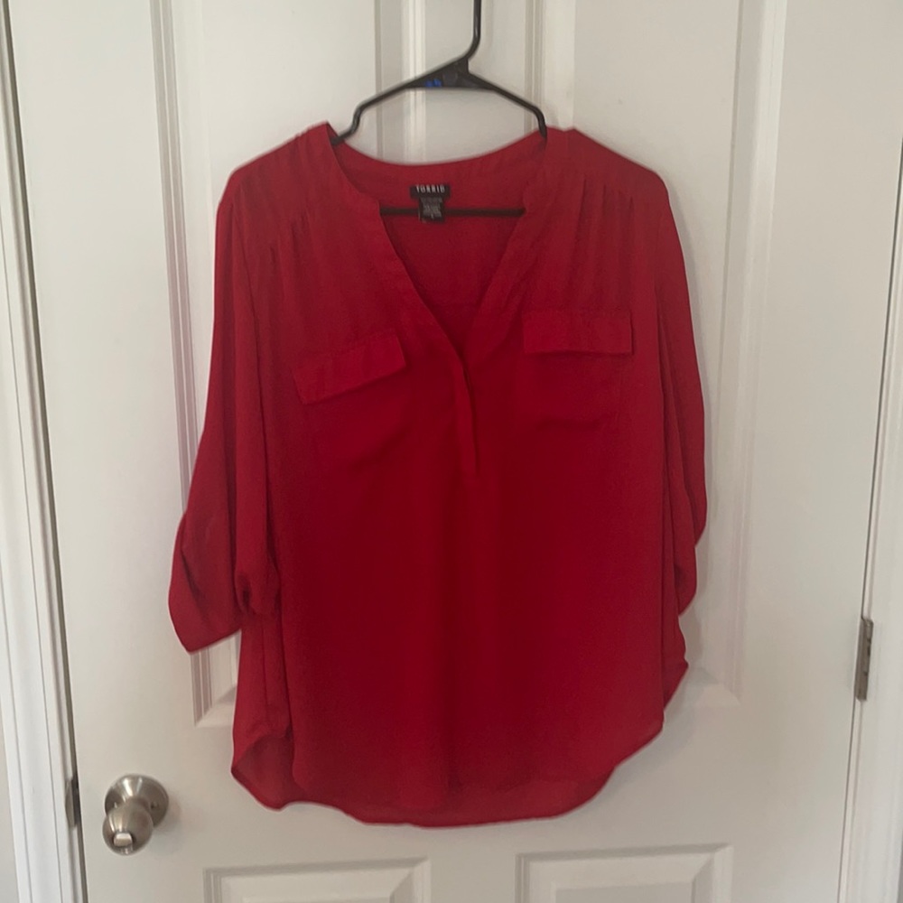 Red Torrid Blouse